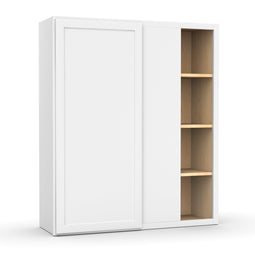 RTA - White Blind - Wall Corner Cabinets - 42