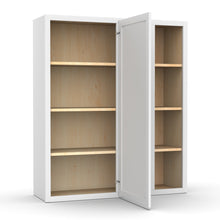 Load image into Gallery viewer, RTA - White Blind - Wall Corner Cabinets - 42&quot;H x 36&quot;W x 24&quot;D