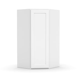 RTA - White Diagonal Corner Wall Cabinets - 36
