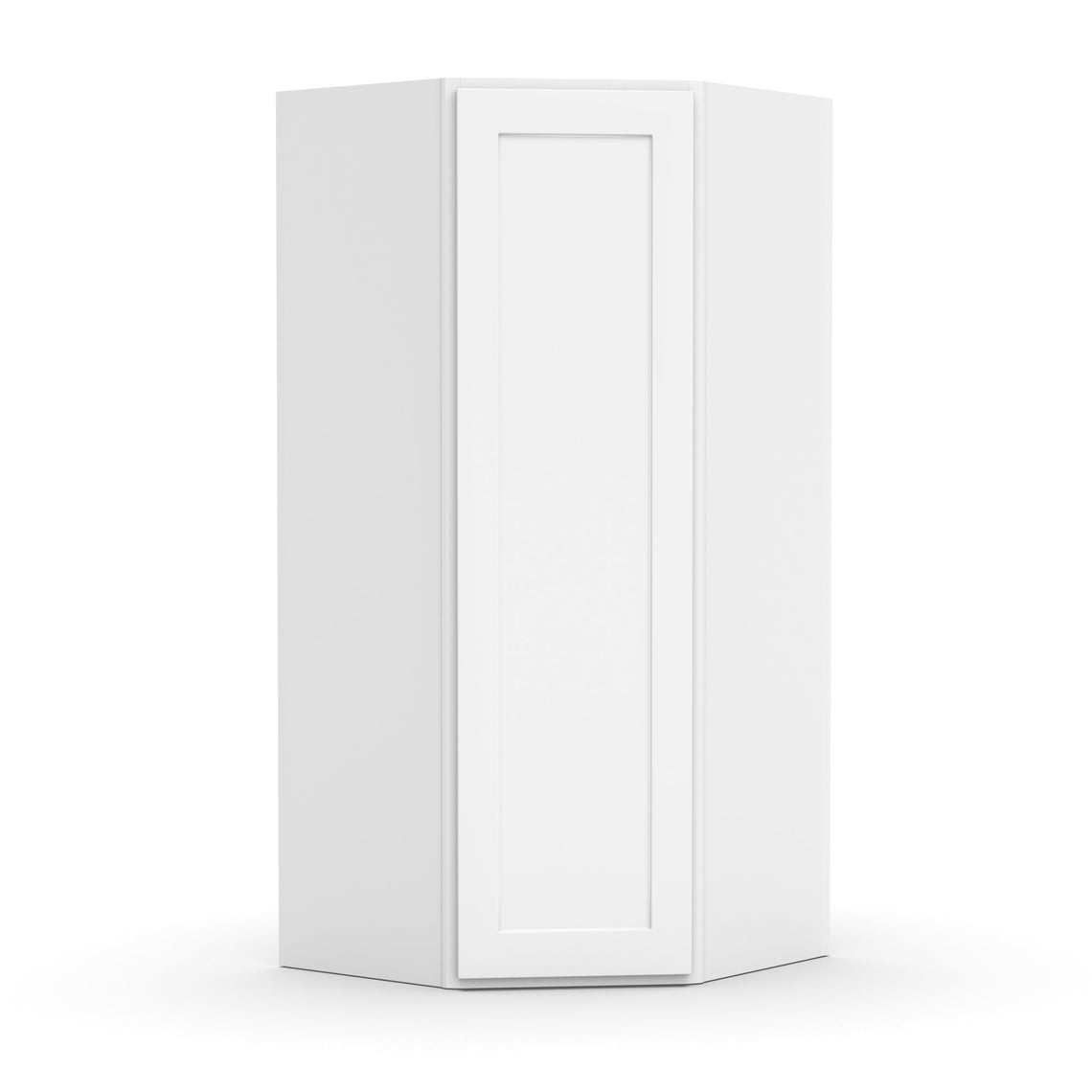 RTA - White Diagonal Corner Wall Cabinets - 42