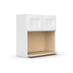 RTA White - Wall Microwave Cabinets - 30