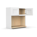 Load image into Gallery viewer, RTA White - Wall Microwave Cabinets - 30&quot;H x 30&quot;W x 24&quot;D