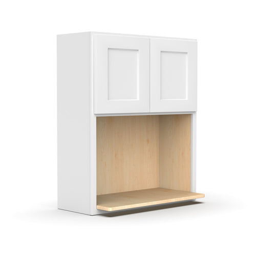 RTA White - Wall Microwave Cabinets - 36