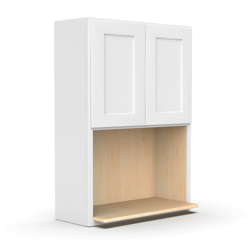 RTA White - Wall Microwave Cabinets - 42