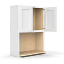 Load image into Gallery viewer, RTA White - Wall Microwave Cabinets - 42&quot;H x 30&quot;W x 24&quot;D