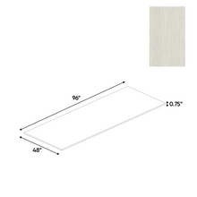 Load image into Gallery viewer, RTA - White Frozen Wood Textured - Panel - 48&quot;W x 96&quot;H x 0.75&quot;D - Frameless Cabinet
