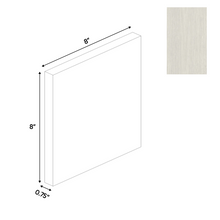 Load image into Gallery viewer, RTA - White Frozen Wood Textured - Sample Door - 8&quot;W x 8&quot;H x 0.75&quot;D - Frameless Cabinet