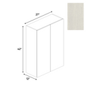 Load image into Gallery viewer, RTA - White Frozen Wood Textured - Wall Cabinet - 27&quot;W x 42&quot;H x 12&quot;D - Frameless Cabinet