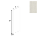 Load image into Gallery viewer, RTA - White Frozen Wood Textured - Finished End Wall Panel - 13&quot;W x 30&quot;H x 0.75&quot;D - Frameless Cabinet