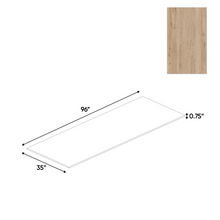 Load image into Gallery viewer, RTA - Anniversary Oak Textured - Panel - 35&quot;W x 96&quot;H x 0.75&quot;D - Frameless Cabinet
