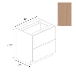 RTA - Picasso Textured - 2 Drawer Base Cabinet - 33