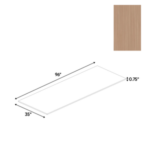 RTA - Picasso Textured - Panel - 35"W x 96"H x 0.75"D - Frameless Cabinet