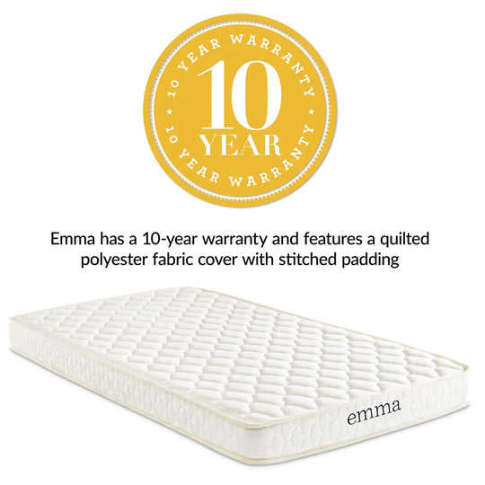 Emma 6" Memory Foam Mattress with 10 Years Warranty