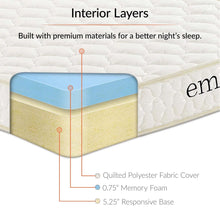 Load image into Gallery viewer, Emma 6&quot; Memory Foam Mattress with 10 Years Warranty
