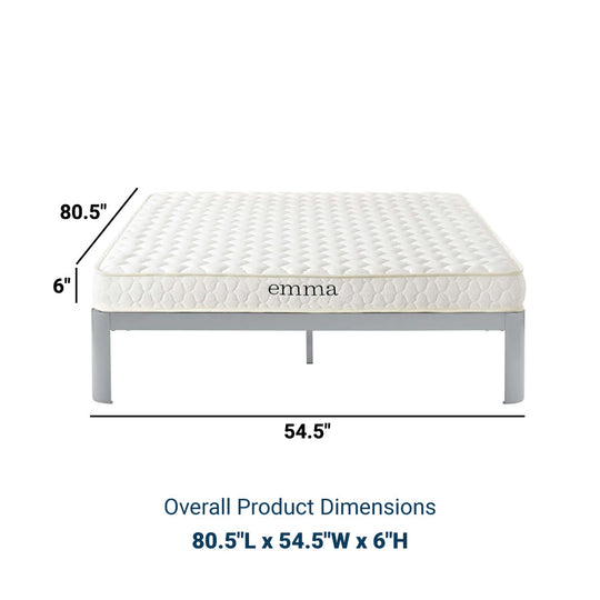 Emma 6" Memory Foam Mattress with 10 Years Warranty