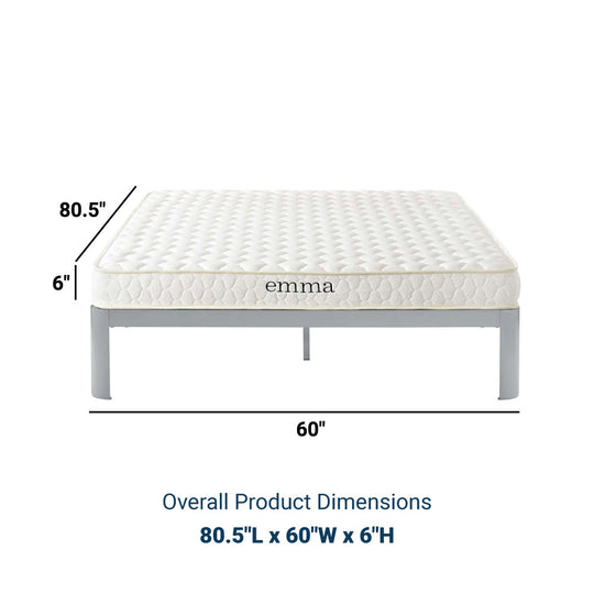 Emma 6" Memory Foam Mattress with 10 Years Warranty