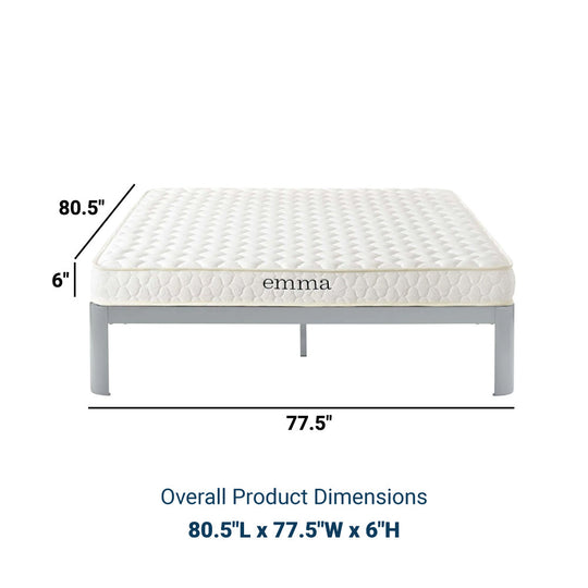 Emma 6" Memory Foam Mattress with 10 Years Warranty