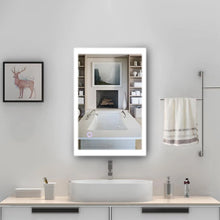 Load image into Gallery viewer, 36 in. x 48 in. LED Lighted Bathroom Vanity Mirror, Touch Switch, Anti-Fog, Adjustable Color Temperature With Remembrance, Wall Mounted, Lighted Makeup Mirrors, Window Style