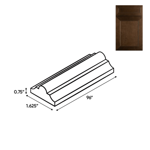 RTA - Portland Chestnut - Furniture Molding - 96