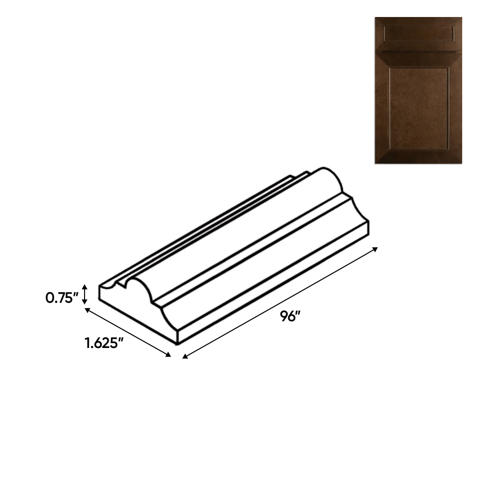 RTA - Portland Chestnut - Furniture Molding - 96