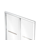 Load image into Gallery viewer, Ivanees 60 In. W X 76 In. H Framed dual Sliding glass Shower Door with Double Handles &amp; (8 mm) Clear Tempered Glass