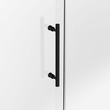 Load image into Gallery viewer, Ivanees 72 In. W X 76 In. H Frameless Single Sliding Glass Shower Door With 3 Glass Panels &amp; 8mm Clear Tempered Glass- Barn Door Style
