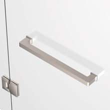 Load image into Gallery viewer, Ivanees 60 In. H x 45 In. W Hinged Frameless French Glass Bathtub Door