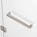 Load image into Gallery viewer, Ivanees 60 In. H x 45 In. W Hinged Frameless French Glass Bathtub Door