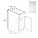 Load image into Gallery viewer, RTA - Sonoma White - Full Height Single Door Base Cabinets - 9&quot;W x 34.5&quot;H x 24&quot;D