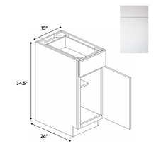 Load image into Gallery viewer, RTA - Sonoma White - Single Door Cabinets - 15&quot;W x 34.5&quot;H x 24&quot;D