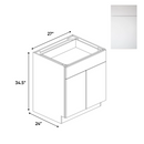 Load image into Gallery viewer, RTA - Sonoma White - Full Height Double Door Base Cabinets - 27&quot;W x 34.5&quot;H x 24&quot;D