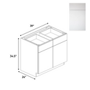 Load image into Gallery viewer, RTA - Sonoma White - Double Door Cabinets - 39&quot;W x 34.5&quot;H x 24&quot;D