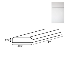 Load image into Gallery viewer, RTA - Sonoma White - Batten Molding - 96&quot;W x 0.75&quot;H x 0.25&quot;D
