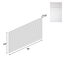 Load image into Gallery viewer, RTA - Sonoma White - Beaded Panels - 48&quot;W x 96&quot;H x 0.25&quot;D