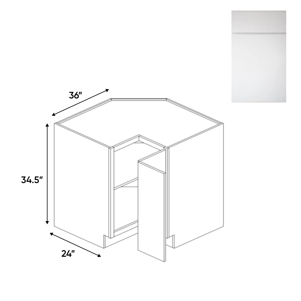 RTA - Sonoma White - Square Corner Cabinets - 36