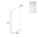 Load image into Gallery viewer, RTA - Sonoma White - Side Finished Skins - 24&quot;W x 34.5&quot;H x 0.25&quot;D