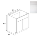 Load image into Gallery viewer, RTA - Sonoma White - Sink Base Cabinets - 24&quot;W x 34.5&quot;H x 24&quot;D