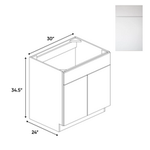 Load image into Gallery viewer, RTA - Sonoma White - Sink Base Cabinets - 30&quot;W x 34.5&quot;H x 24&quot;D