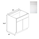 Load image into Gallery viewer, RTA - Sonoma White - Sink Base Cabinets - 30&quot;W x 34.5&quot;H x 24&quot;D