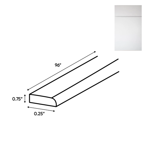 RTA - Sonoma White - Scribe Molding - 96