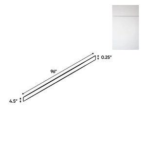 RTA - Sonoma White - Toe Kick - 96"W x 4.5"H x 0.25"D