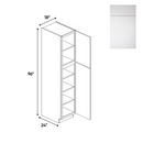 Load image into Gallery viewer, RTA - Sonoma White - Single Door Pantry Cabinets - 18&quot;W x 96&quot;H x 24&quot;D