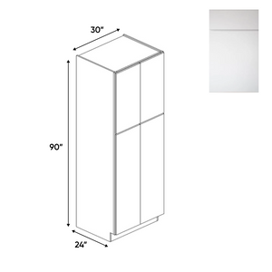 RTA - Sonoma White - Double Door Pantry Cabinets - 30"W x 90"H x 24"D