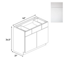 Load image into Gallery viewer, RTA - Sonoma White - Vanity Consoles - 42&quot;W x 34.5&quot;H x 21&quot;D