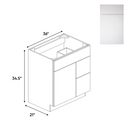 Load image into Gallery viewer, RTA - Sonoma White - Vanity Sink Drawer Base Cabinets - 36&quot;W x 34.5&quot;H x 21&quot;D - SOW-VSDC36R