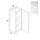 Load image into Gallery viewer, RTA - Sonoma White - 42&quot;Height Single Door Wall Cabinets - 18&quot;W x 42&quot;H x 12&quot;D