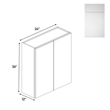 Load image into Gallery viewer, RTA - Sonoma White - 36&quot;Height Double Door Wall Cabinets - 24&quot;W x 36&quot;H x 12&quot;D