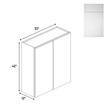 Load image into Gallery viewer, RTA - Sonoma White - 42&quot;Height Double Door Wall Cabinets - 33&quot;W x 42&quot;H x 12&quot;D