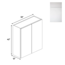 Load image into Gallery viewer, RTA - Sonoma White - 42&quot;Height Double Door Wall Cabinets - 33&quot;W x 42&quot;H x 12&quot;D