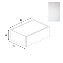 Load image into Gallery viewer, RTA - Sonoma White - 24&quot;Deep Double Door Wall Cabinets - 36&quot;W x 18&quot;H x 24&quot;D